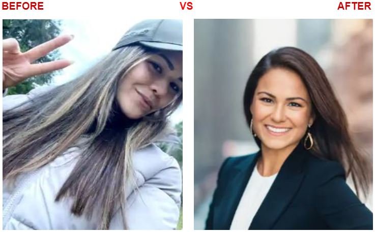 Aragon AI generated Professional headshots of a female 